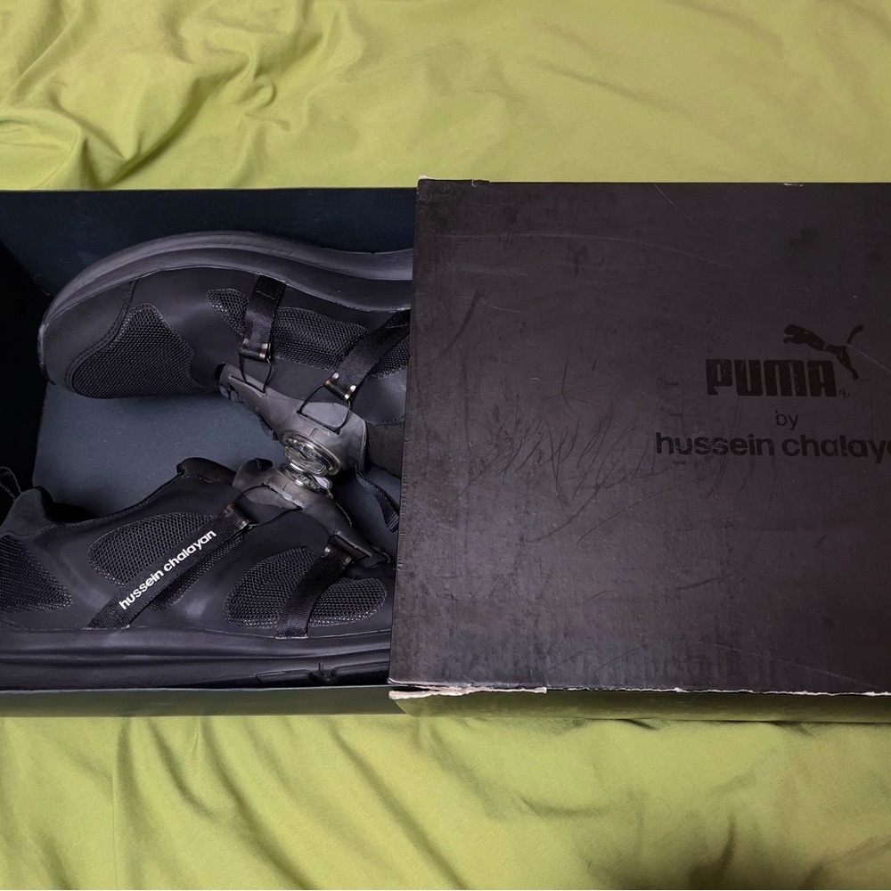 Puma X Hussein chalayan in black US 13 UK 12